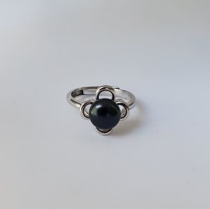Sterling Silver Pearl Ring